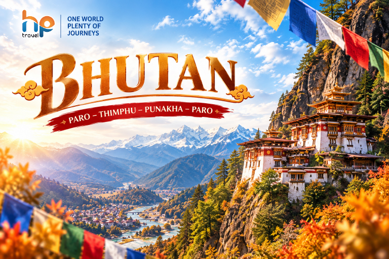 BHUTAN 2026: BÌNH AN TRÊN HẠT NGỌC CỦA HIMALAYA